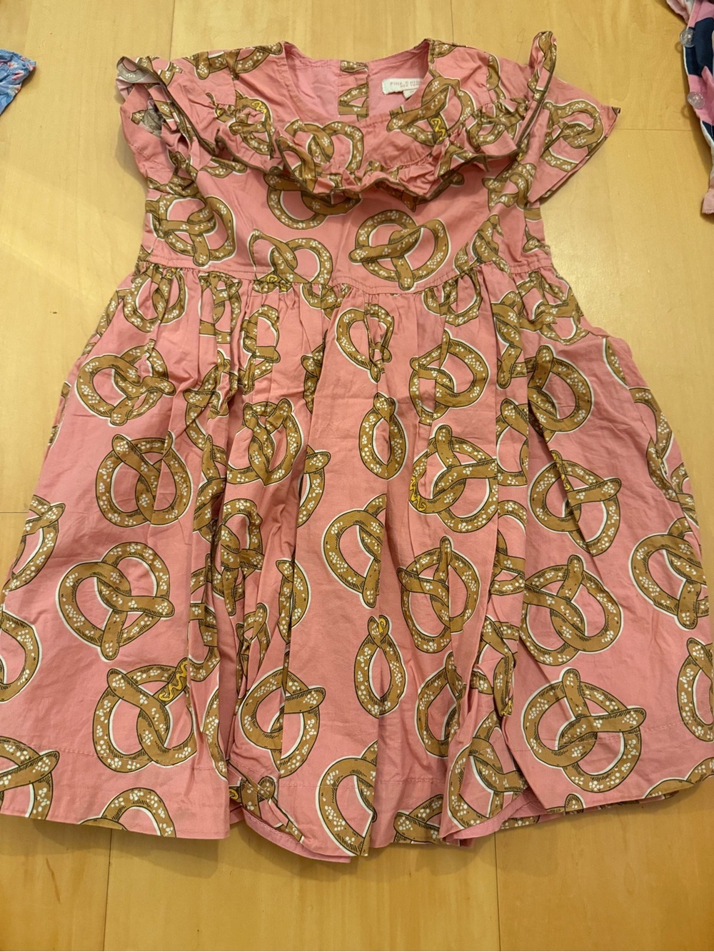 Pink Chicken Pretzel Dress